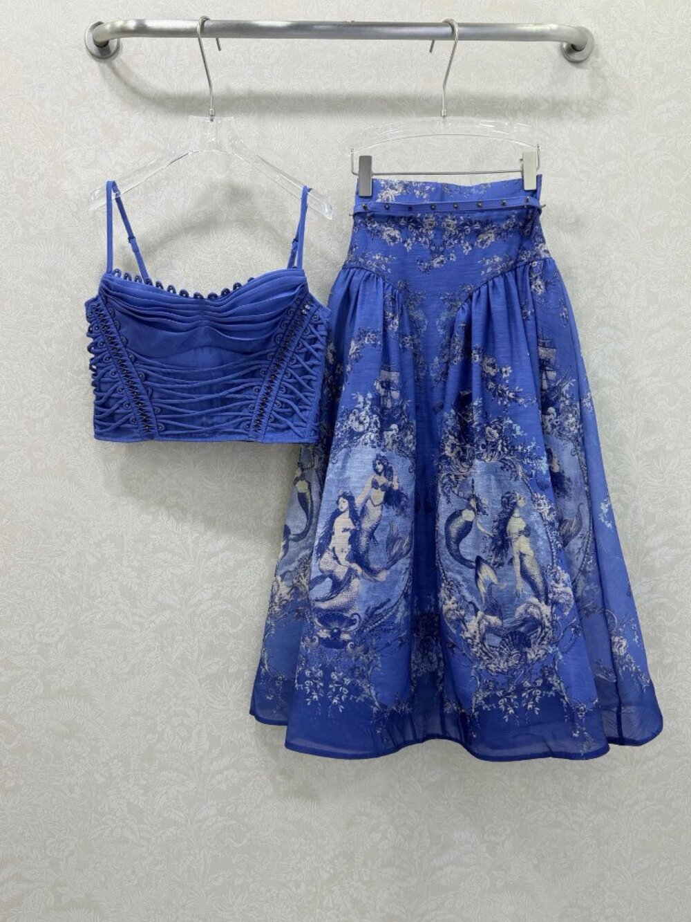 Zimmermann Lace-Trimmed Knit Vest Top